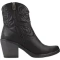 Mtng for woman. 59581 Tijuana ankle boots black (36), 5 to 8 cm, Zip, Casual