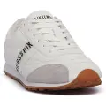 Bikkembergs for man. 19137-CP Leather Sneakers Football white (40), Flat, Laces, Casual