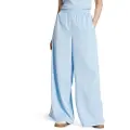 Adidas Originals Satin Wide Leg Ruffle 3 Stripes Treningsbukse