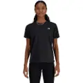 New Balance for woman. WT41253 Black athletics T-shirt (XS), Sport, Polyester, Short sleeve