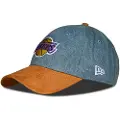 New Era Nba Denim Midi 9twenty Los Angeles Lakers Cap