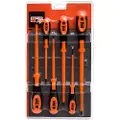Bahco Sett Med 6 Ph1ph2-spor-og Phillips-skrujern Med Gummihåndtak 3-6.5 Mm