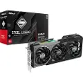 Asrock Steel Legend Radeon RX 9070 XT Dark 16GB - Grafikkort - Radeon RX 9070 XT - 16 GB GDDR6 - PCIe 5.0 x16 - 3 x DisplayPort, HDMI - boks