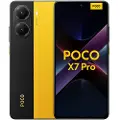 Xiaomi POCO X7 Pro - 5G smarttelefon - dobbelt-SIM - RAM 8 GB / Internminne 256 GB - OLED-display - 6.67 - 2712 x 1220 piksler (120 Hz) - 2x bakkameraer 50 MP, 8 MP - front camera 20 MP - gul