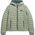 Superdry for woman. W5011970A Fuji Lite Jacket green (L), Casual, Sustainable, Recycled nylon