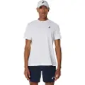 Asics for man. 2041A339 Short sleeve T-shirt Court white (XL), Sport, Synthetic, Tennis / Paddle tennis, Multisport, Sustainable