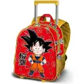 KARACTERMANIA Dragon Ball Liten Kintoun-ryggsekk Med Hjul