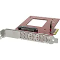 StarTech.com U.2 to PCIe Adapter - x4 PCIe - For 2.5 U.2 NVMe SSD - SFF-8639 PCIe Adapter - U.2 SSD - PCIe SSD - U.2 drive (PEX4SFF8639) - Grensesnittsadapter - 2.5 - Ultra M.2 Card - PCIe 3.0 x4 - r