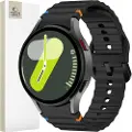 Tech-Protect SILICONE SPORT SAMSUNG GALAXY WATCH 4 / 5 / 5 PRO / 6 / 7 / FE BLACK