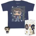 Funko POP! Pocket Pop! Harry Potter Nøkkelring Med Holiday Harry-t-skjorte Med Korte Ermer