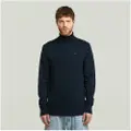 G-Star for man. D27706-B692-C742 Premium Turtle navy jumper (XL), Casual, Wool