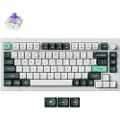 Keychron Q1 HE 75% Knob Wireless Tri-Mode Gateron 2.0 Nebula Magnetic Shell White - ND - Gamingtastatur - Nordisk - Hvit