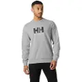 Helly Hansen for man. 54583 Sweatshirt Logo grey (XL), Casual, Cotton