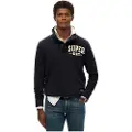 Superdry Vintage Athletic Half Button Collegegenser