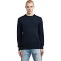 G-Star for man. D27686-B692-C742 Premium Core R navy jumper (L), Casual, Wool