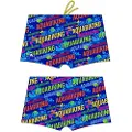 Turbo Aquabiking Letters Badeshorts Boxer