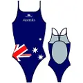 Turbo Australia Flag Tynn Stropp Badedrakt