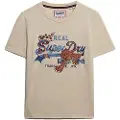 Superdry Tokyo Vl Relaxed Fit Kortarmet T-skjorte