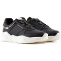 Armani Exchange for woman. XW001617AF17443MC005 Leather Sneakers Equip black (39.5), Flat, Laces, Casual
