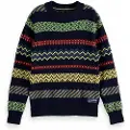 Scotch & Soda Regular Fit Festive Jacquard Genser