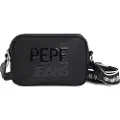 Pepe Jeans for woman. PL0300065 Galina shoulder bag black (OSFA), Casual, Polyamide