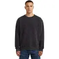 G-Star for man. D27082-D575-H590 Washed sweatshirt dark grey (S), Casual, Cotton