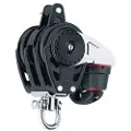 Harken Trippel Carbo Ratchamatic Med Kam-og Becket-trinse 57 Mm