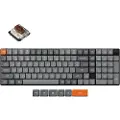 Keychron K17 Max RGB Brown Switch trådløst lavprofiltastatur (svart) [K17M-H3].