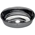 PLASTIMO Rustfritt Stål Oval Vask