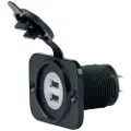 Marinco Luksus Dobbel Usb-lader For Stikkontakt
