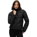 Superdry for woman. W5011975A Black Padded Coat (M), Casual, Sustainable, Recycled nylon