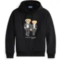 Ralph Lauren for man. 710981802001 Ralph & Ricky Bear hoodie black (XL), Casual, Cotton
