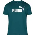 Puma ESS No. 1 Logo Tee Men, Clothing, Green Terrain, 4XL
