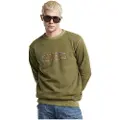 G-Star for man. D25101-D688-D033 Destroyed sweatshirt green (XS), Casual, Organic Cotton, Sustainable