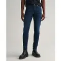 Gant for man. 1000264 Jeans Extra Slim Fit Active Recover blue (30/32), Casual, Cotton, Denim