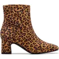 Clarks Shoes for woman. 26182937 Fernie Zip animalprint leather bollards (38), 3 to 5 cm, Casual, Animal Print