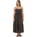 Pepe Jeans for woman. PL953300 Pey dress black (XS), Casual, Viscose, Floral, Sleeveless / Straps