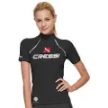 Cressi Spa Diving 2024 Rashguard Med Korte Ermer Til Dame