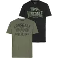 Lonsdale Bangor Kortarmet T-skjorte 2 Enheter