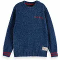 Scotch & Soda Regular Fit Velvet Chenille Genser