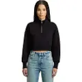 G-Star Cropped Loose Halv Glidelås Genser
