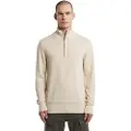 G-Star for man. D27710-B692-1603 Premium Core Half Zip beige jumper (XXL), Casual, Wool, Long sleeve