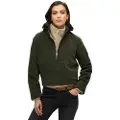 Superdry Estate Fleece Halv Glidelås Genser