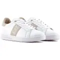 Emporio Armani unisex. 7X000332_AF10848 Classic Leather Sneakers white (37 1/3), Flat, Laces, Casual