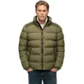 Superdry for man. M5012287A Sports quilted jacket green (XXL), Casual, Recycled Polister