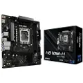 Asrock H810M-H - Hovedkort - micro ATX - LGA1851-sokkel - H810 Chipset - USB 3.2 Gen 1 - Gigabit LAN - innbygd grafikk (CPU kreves) - HD-lyd (8-kanalers)