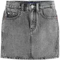 Scotch & Soda Washed Black Denimskjørt