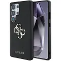 GUESS Etui til Samsung Galaxy S25 Ultra med 4G-logo og kornet finish - Svart