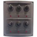 Goldenship Panel Med 6 Brytere Med Lys 15a 12v