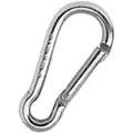Kong Italy Rett Karabinkrok I Rustfritt Stål 2 Enheter